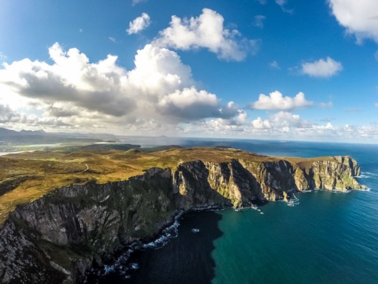 Horn Head Peninsula and Sea Cliffs, Dunfanaghy, Co Donegal, Ireland ...